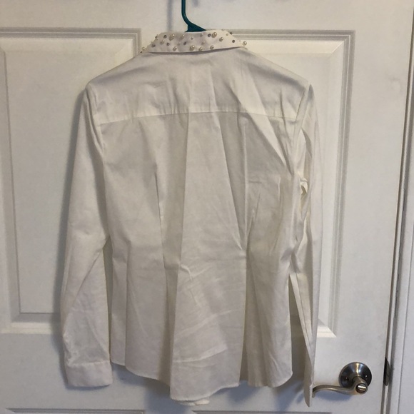 Ann Taylor Button Down with Embellished Collar - Picture 6 of 6